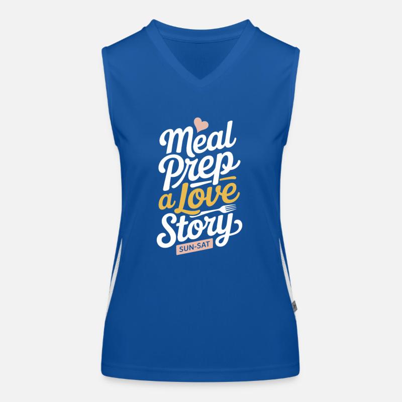 Prepared Squad Speiseplaner Food Organization Funktionelles Kontrast-Tank Top für Frauen