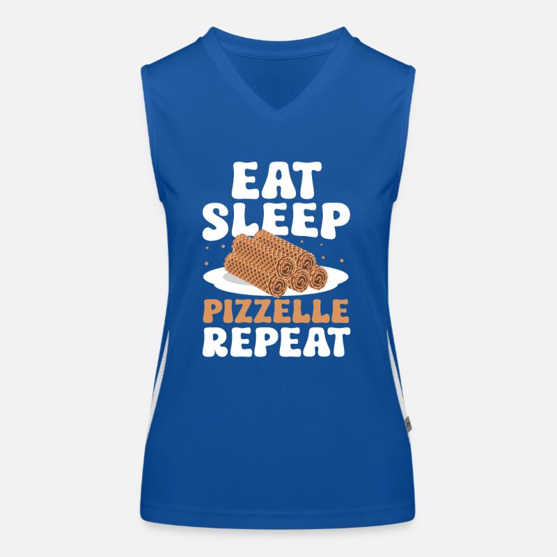 Pizzelle Waffel - Italienische Waffeln Funktionelles Kontrast-Tank Top für Frauen