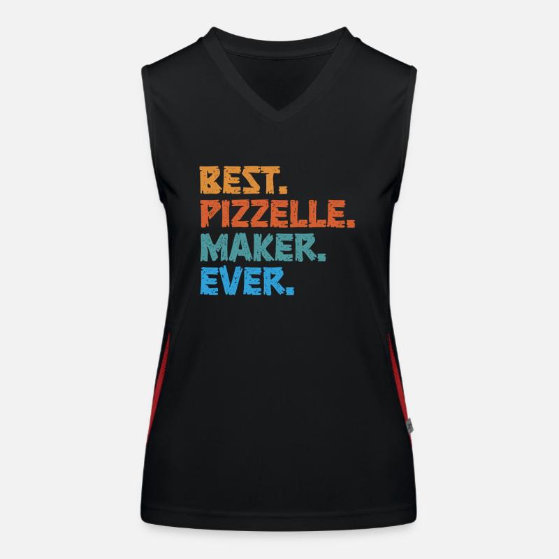 Pizzelle Waffel - Italienische Waffeln Funktionelles Kontrast-Tank Top für Frauen