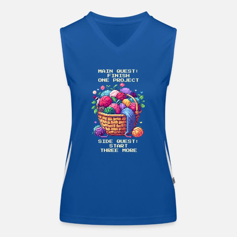 Crochet Quest: One Project, Three More Women's Functional Contrast Tank Top