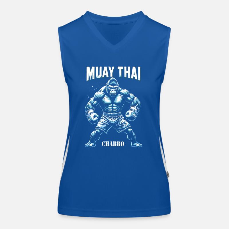 Boxe Muay Thai Débardeur respirant contrasté Femme