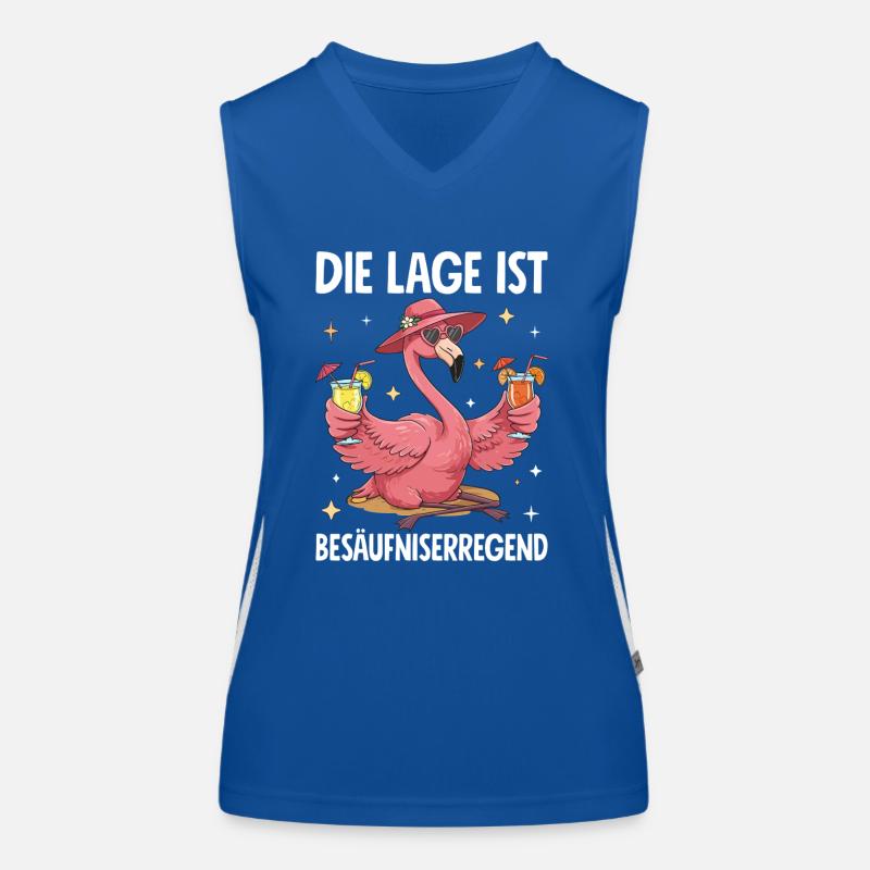 The situation is drunkenness Women's Functional Contrast Tank Top