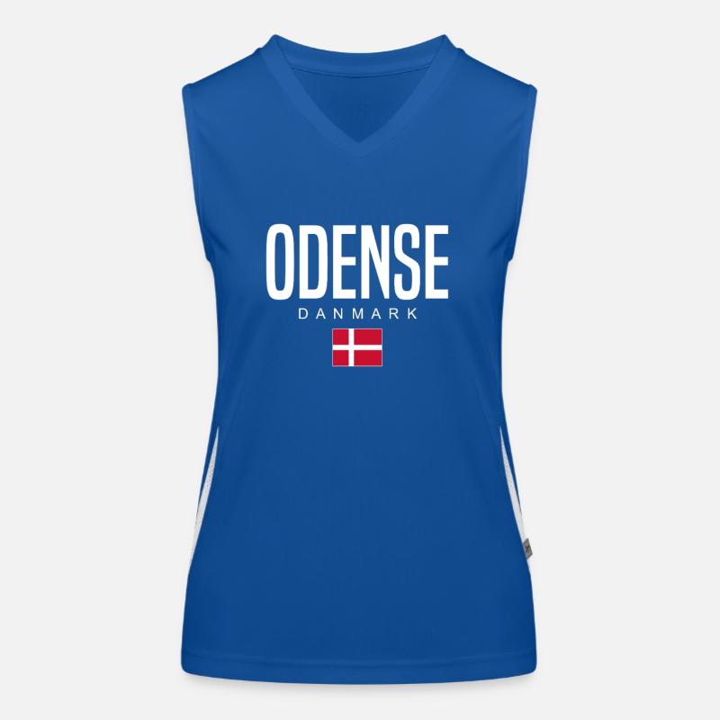 Odense Dänemark Funktionelles Kontrast-Tank Top für Frauen