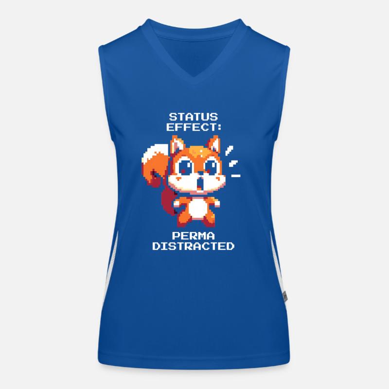 Distraction Status: Persistent | ADHD Stimulus Chaos Women's Functional Contrast Tank Top