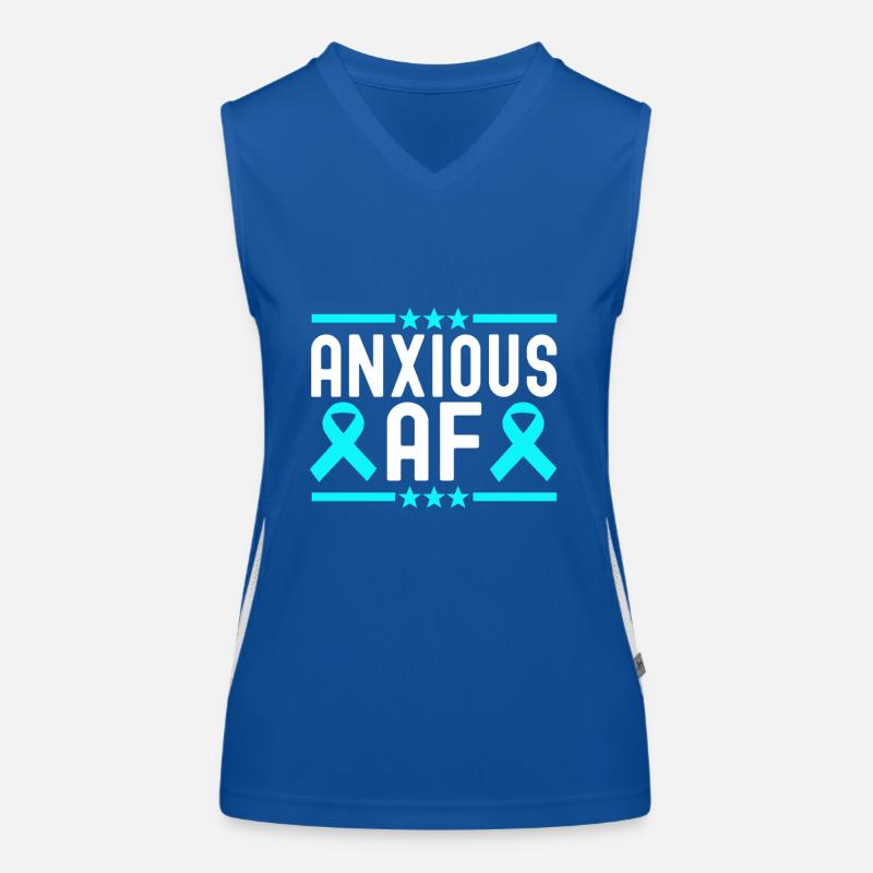 Angststörung Anxiety disorder Funktionelles Kontrast-Tank Top für Frauen