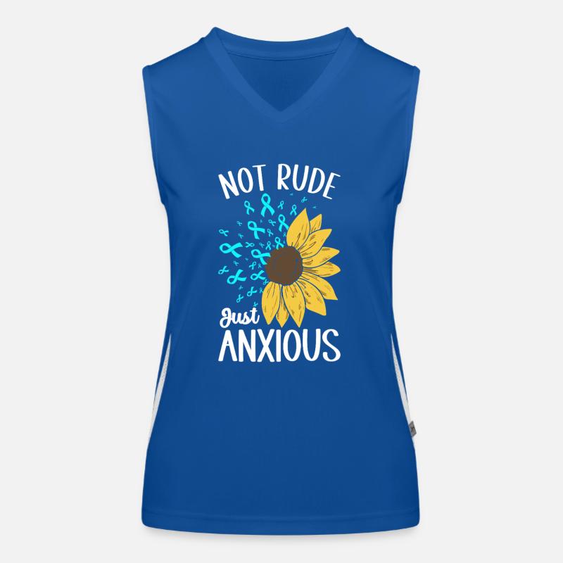 Anxiety disorder Anxiety disorder Women's Functional Contrast Tank Top