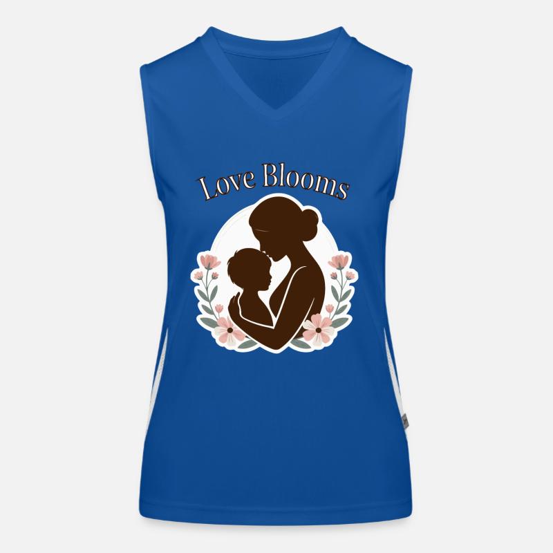 MUTTER LIEBE BLÜHT AUF Funktionelles Kontrast-Tank Top für Frauen