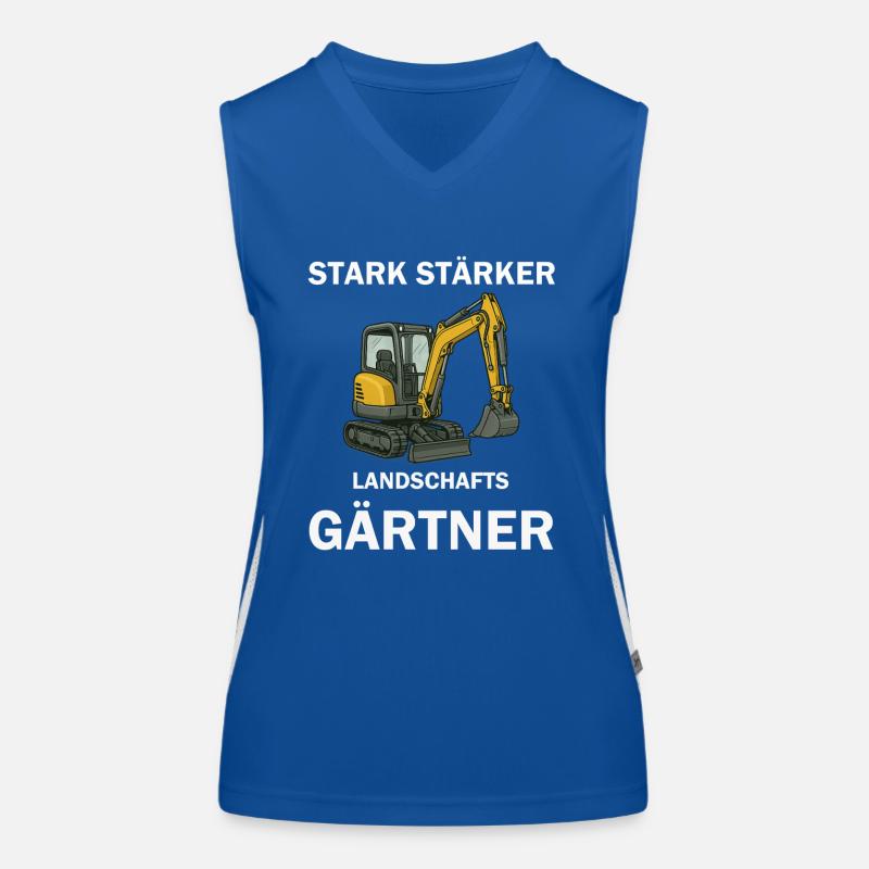 Stark Stärker Landschafts Gärtner Funktionelles Kontrast-Tank Top für Frauen