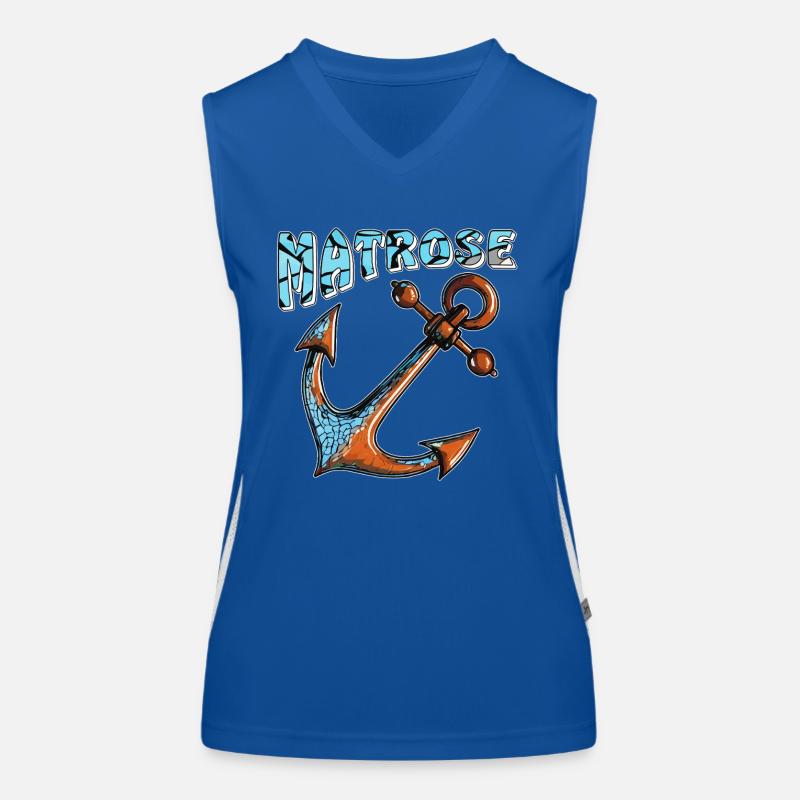 SHIP'S ANCHOR SAILOR Women's Functional Contrast Tank Top