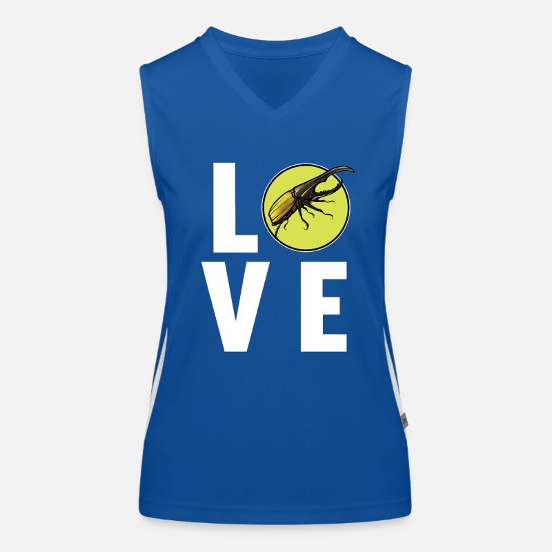Herkuleskäfer Funktionelles Kontrast-Tank Top für Frauen