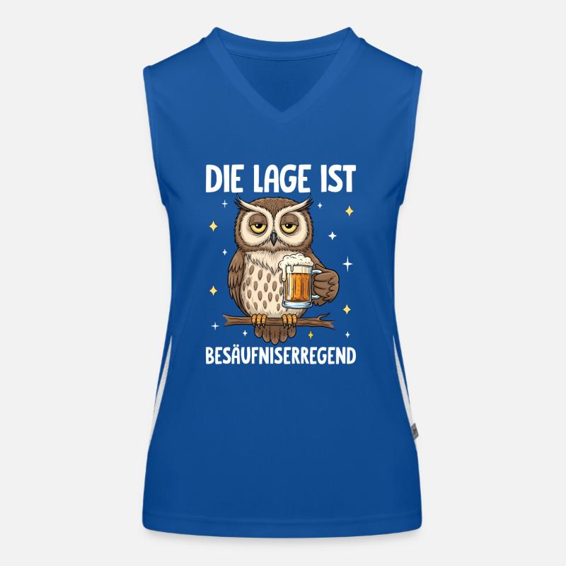 Die Lage Ist Besäufniserregend Funktionelles Kontrast-Tank Top für Frauen