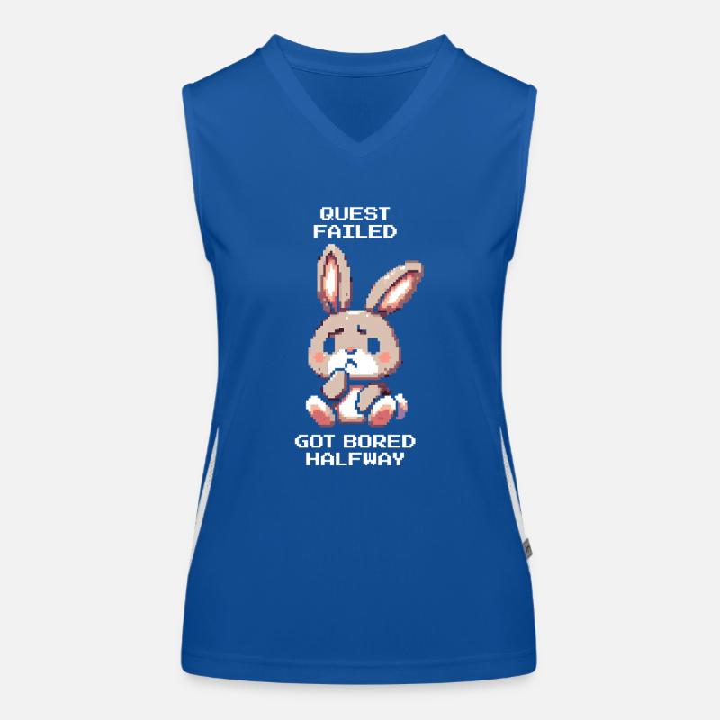 Task aborted | ADHD Boredom Debuff Women's Functional Contrast Tank Top