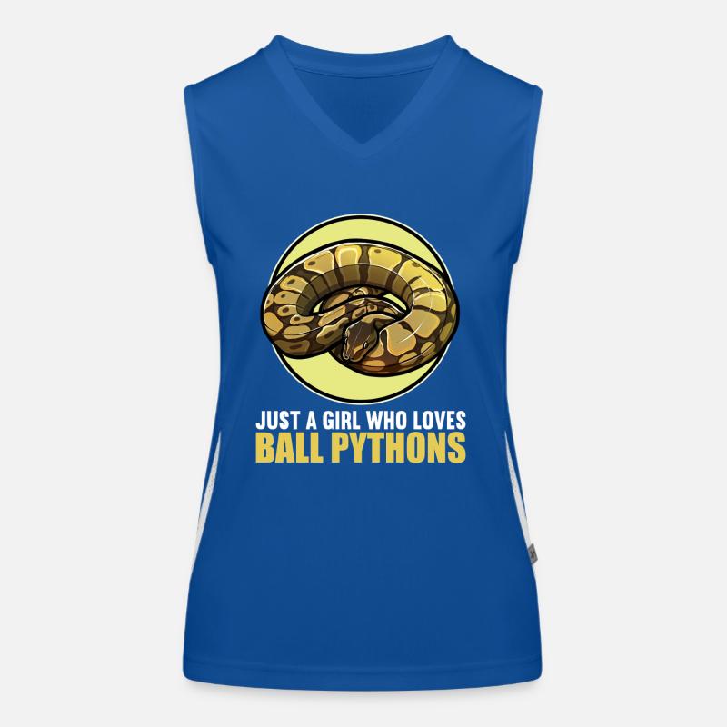 Ball Python Roi Python Roi Python Débardeur respirant contrasté Femme