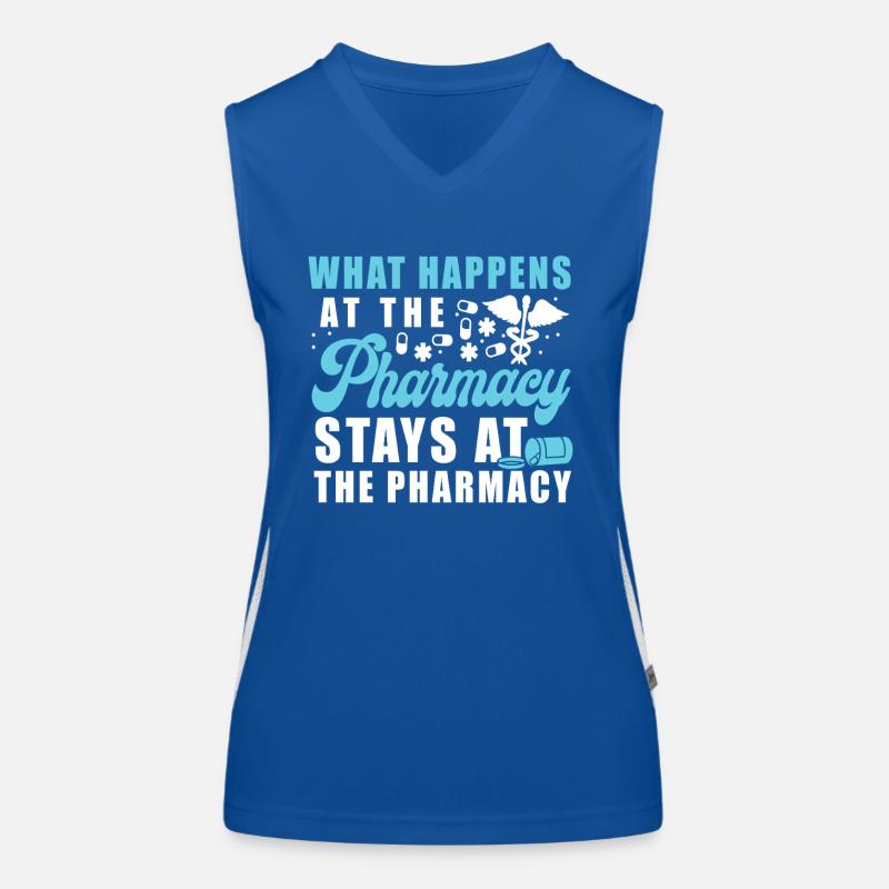 Pharmacy Tech Technician Funktionelles Kontrast-Tank Top für Frauen