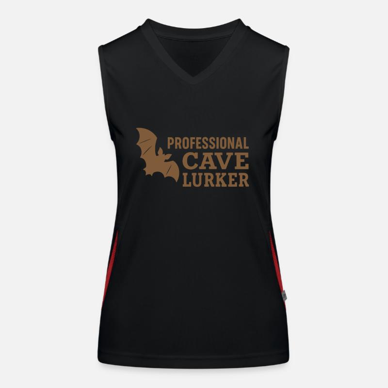 Speleology Cave Science Caving Student Geology Women's Functional Contrast Tank Top
