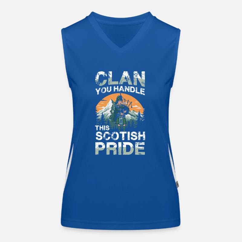 Can you handle Scottish pride? Clan Women's Functional Contrast Tank Top