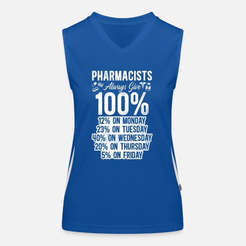 Pharmacy Tech Technician Funktionelles Kontrast-Tank Top für Frauen