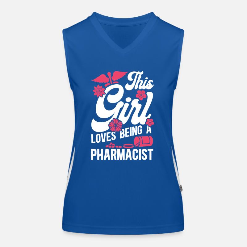 Pharmacy Tech Technician Funktionelles Kontrast-Tank Top für Frauen