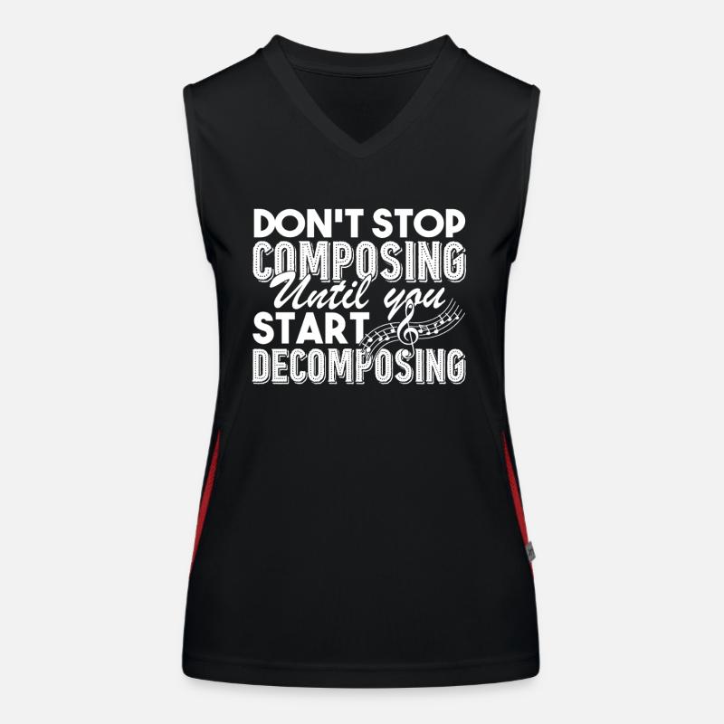 Composer Don't Stop Composing Women's Functional Contrast Tank Top