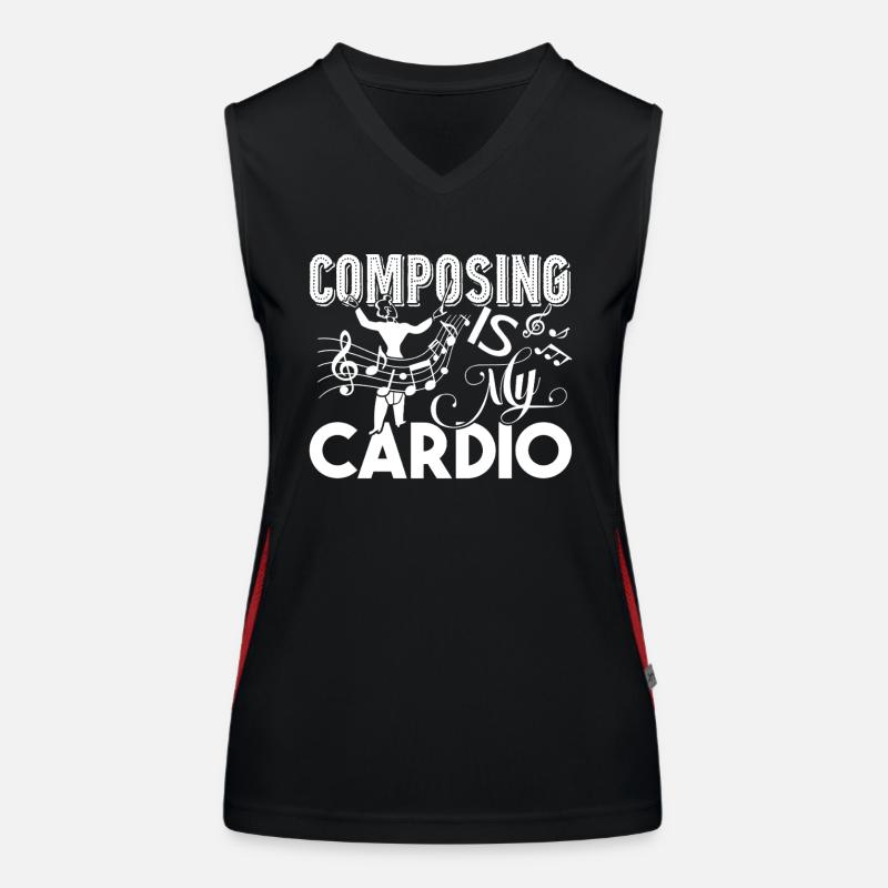 Composer Composing Is My Cardio Women's Functional Contrast Tank Top