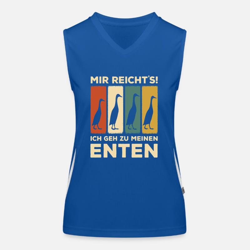 I've had enough, I'm going to my ducks Women's Functional Contrast Tank Top