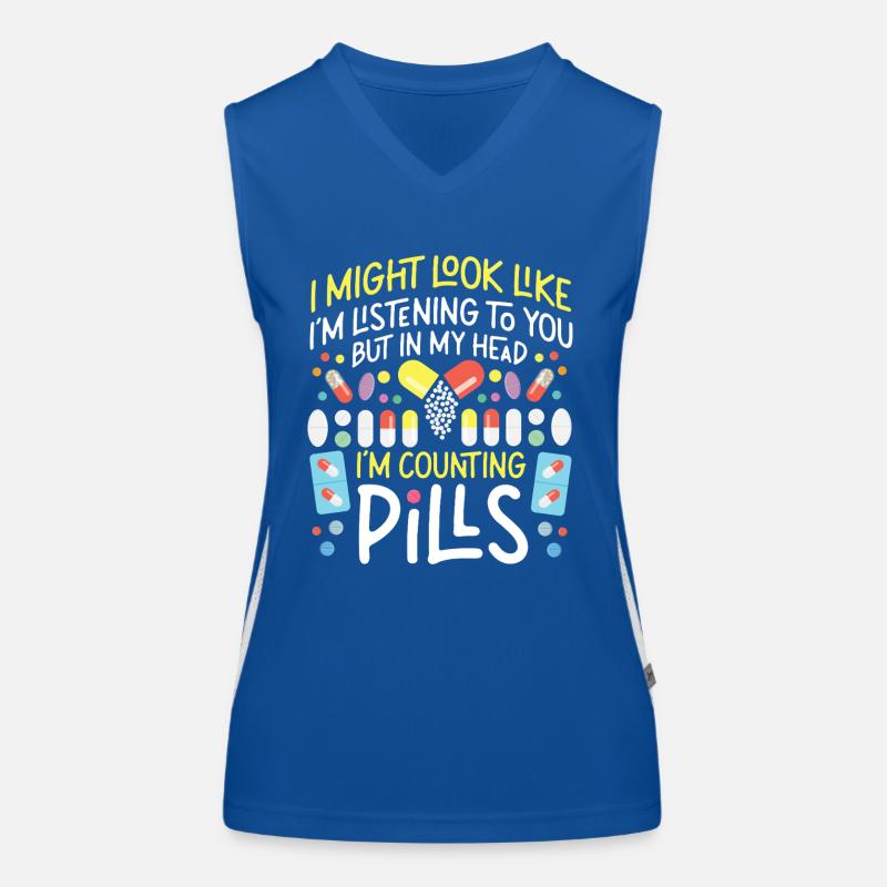 Pharmacy Tech Technician Funktionelles Kontrast-Tank Top für Frauen