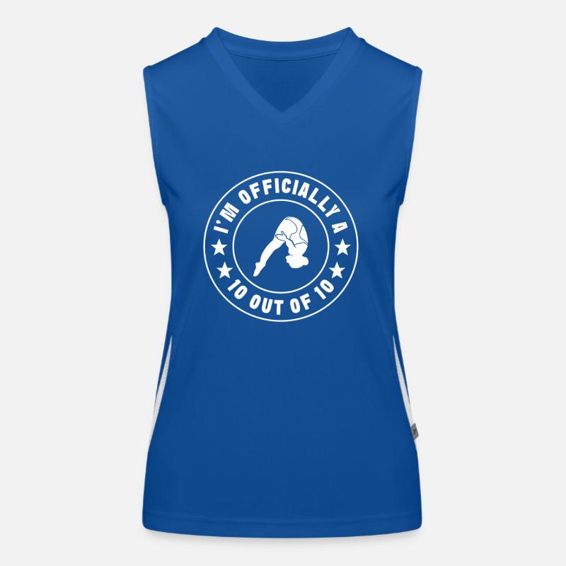 Diving diving board Women's Functional Contrast Tank Top