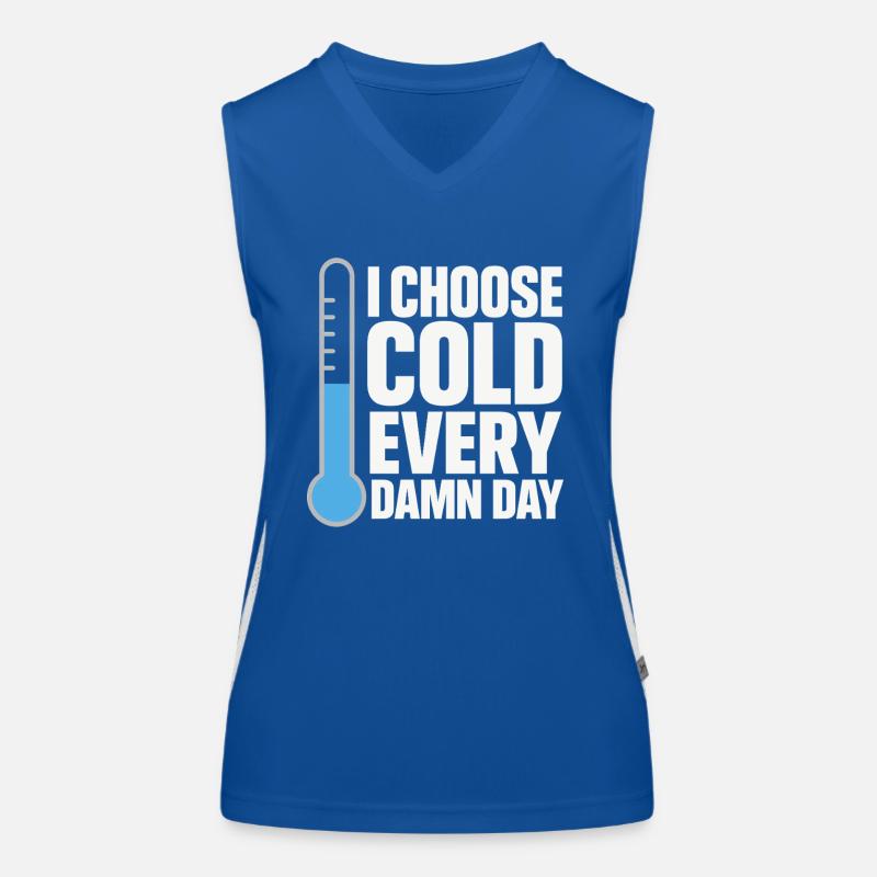 Kaltes Duschen Mentale Härte Kälteexposition Funktionelles Kontrast-Tank Top für Frauen