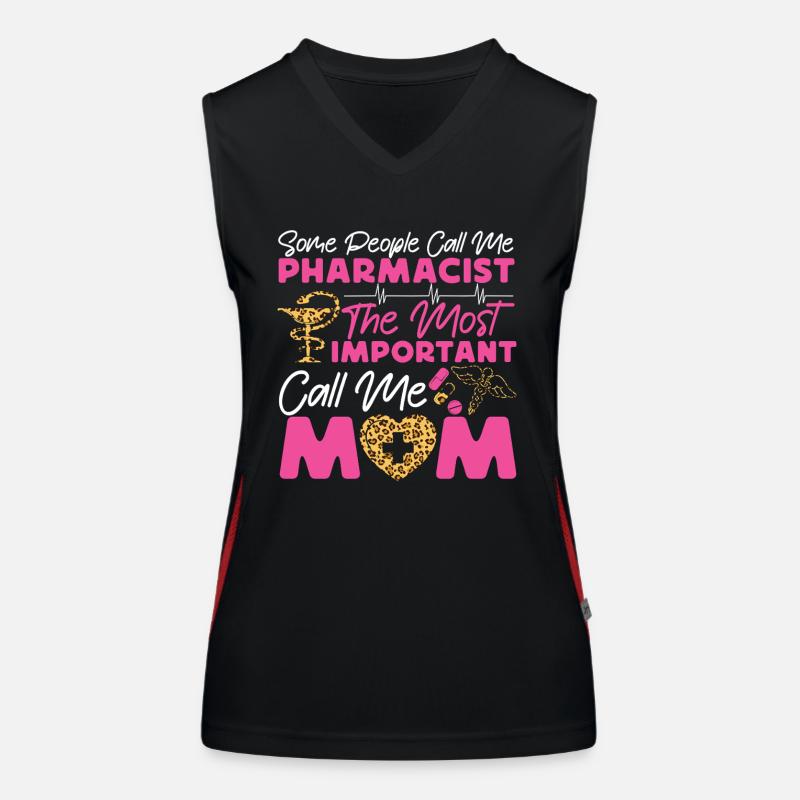 Pharmacy Tech Technician Women's Functional Contrast Tank Top