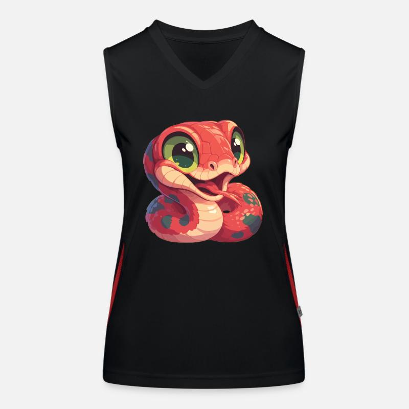 Snakes Snake Women's Functional Contrast Tank Top