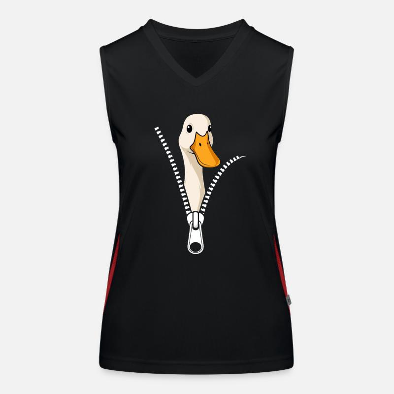 Runner Ducks Runner Duck Accessoires Funny Ducks Débardeur respirant contrasté Femme