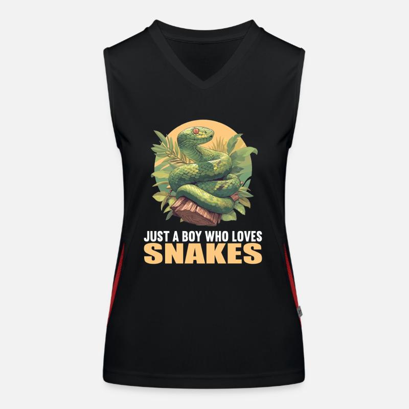 Snakes Snake Women's Functional Contrast Tank Top