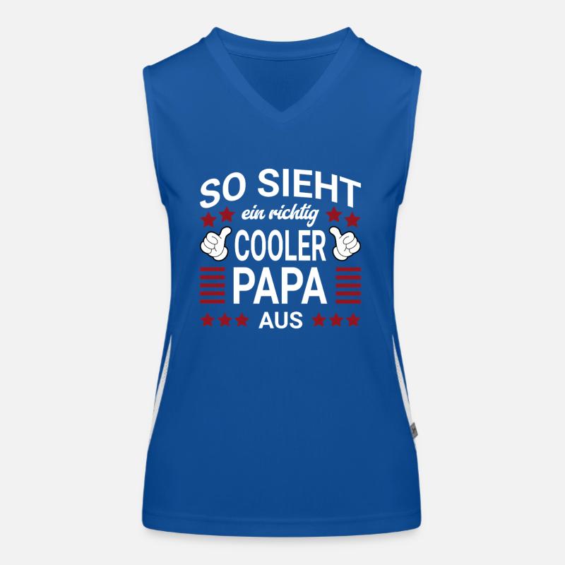 Style papa cool Débardeur respirant contrasté Femme