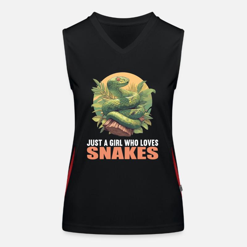 Snakes Snake Women's Functional Contrast Tank Top