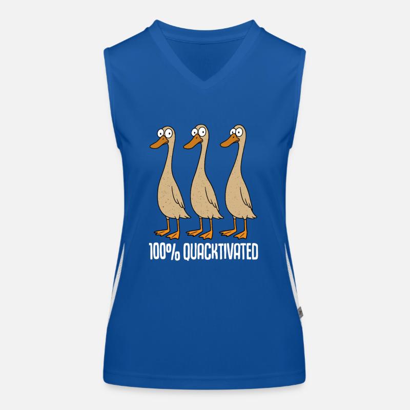 Running ducks keep runner ducks Breeding runner ducks Women's Functional Contrast Tank Top