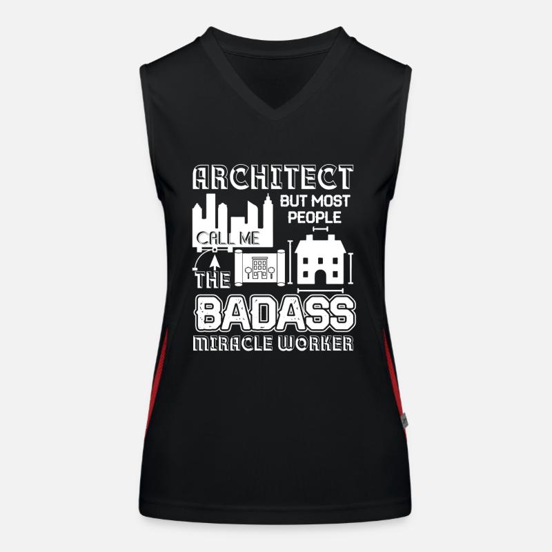 Architect Badass Miracle Worker Women's Functional Contrast Tank Top