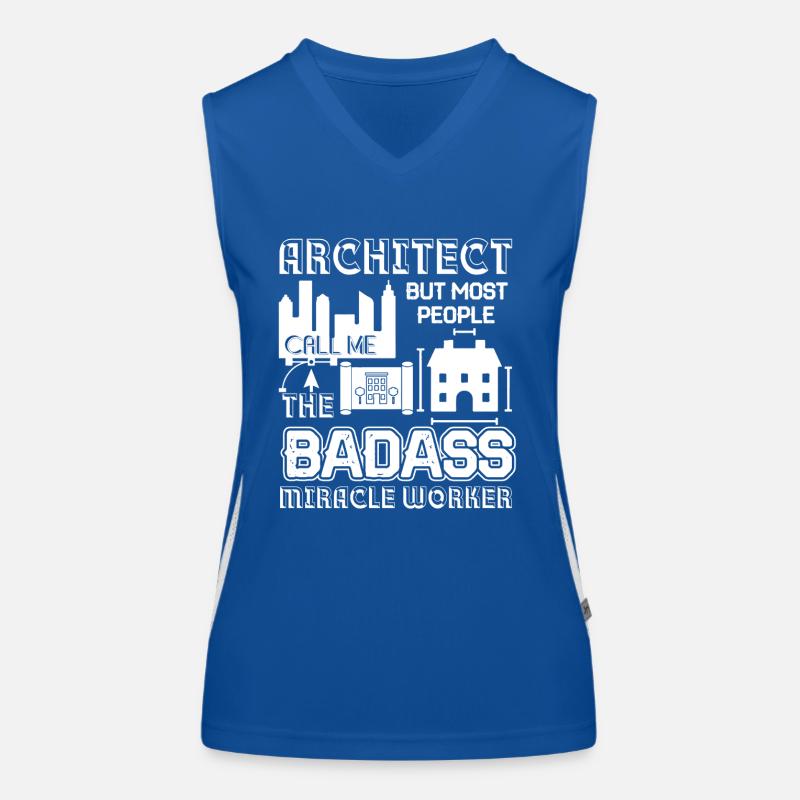 Architect Badass Miracle Worker Women's Functional Contrast Tank Top