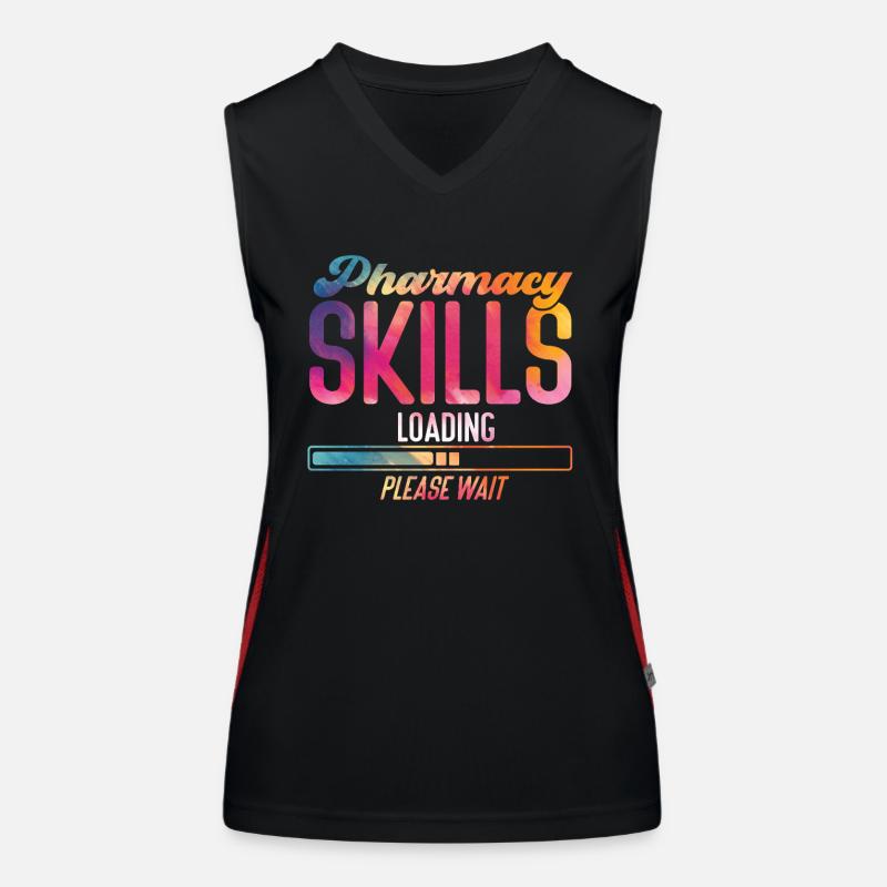 Pharmacy Tech Technician Funktionelles Kontrast-Tank Top für Frauen