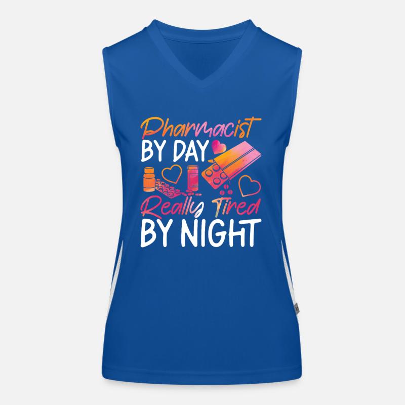 Pharmacy Tech Technician Funktionelles Kontrast-Tank Top für Frauen