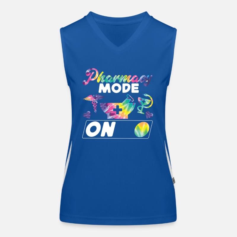 Pharmacy Tech Technician Funktionelles Kontrast-Tank Top für Frauen