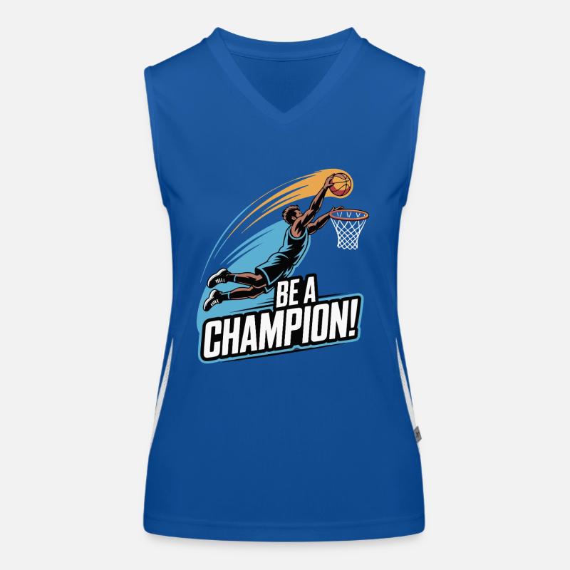 JOUER À BE A CHAMPION Débardeur respirant contrasté Femme