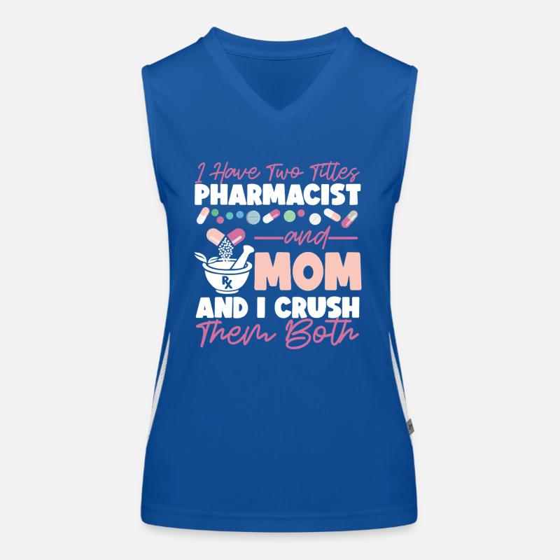 Pharmacy Tech Technician Funktionelles Kontrast-Tank Top für Frauen