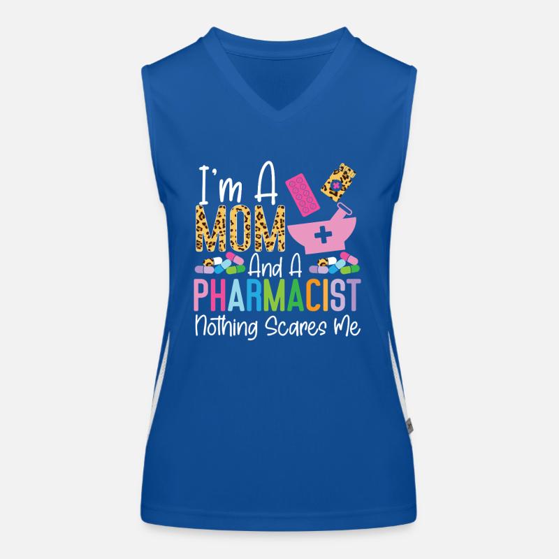 Pharmacy Tech Technician Funktionelles Kontrast-Tank Top für Frauen