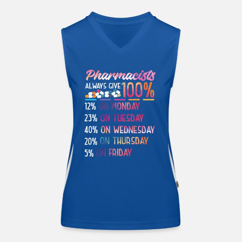 Pharmacy Tech Technician Funktionelles Kontrast-Tank Top für Frauen