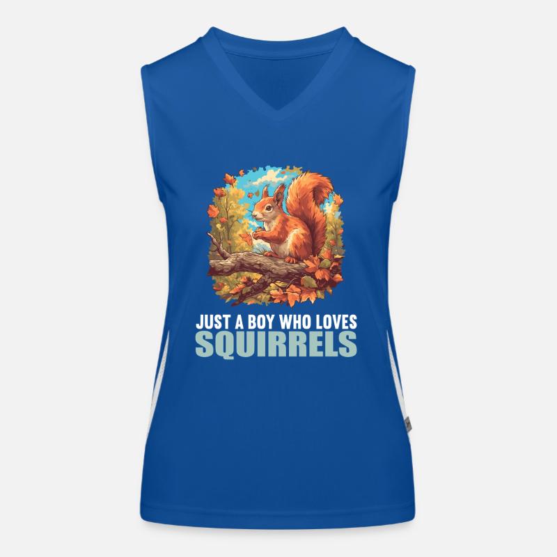 Eichhörnchen Funktionelles Kontrast-Tank Top für Frauen