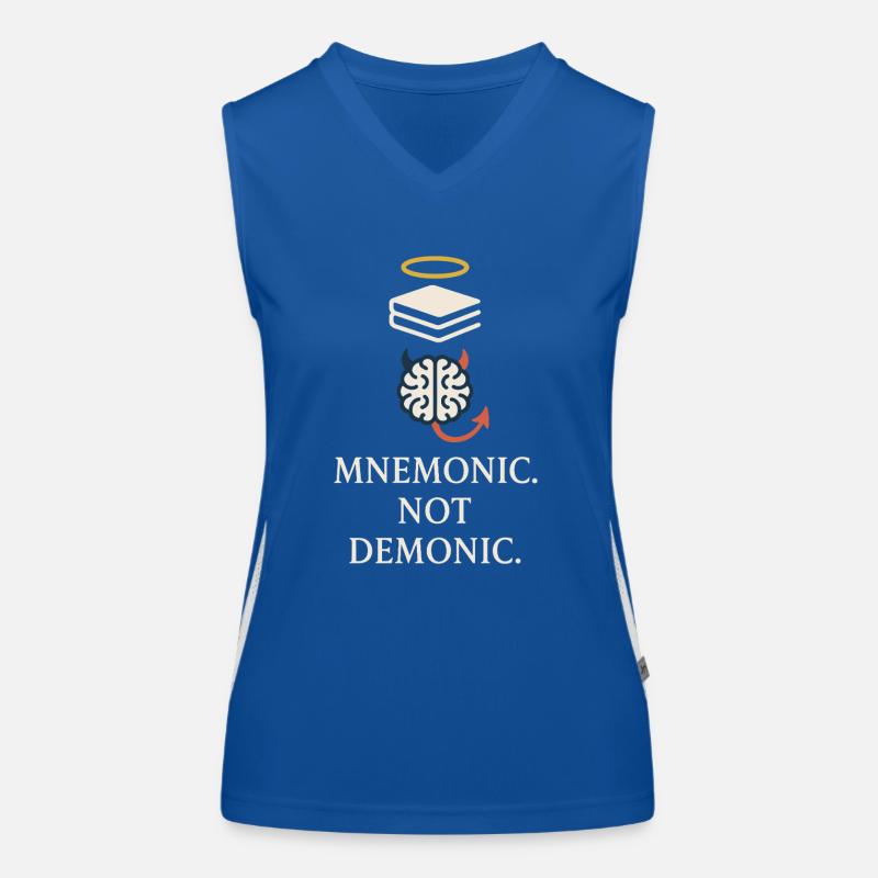 Memory Athlet Mnemonic Brain Training Mental Funktionelles Kontrast-Tank Top für Frauen