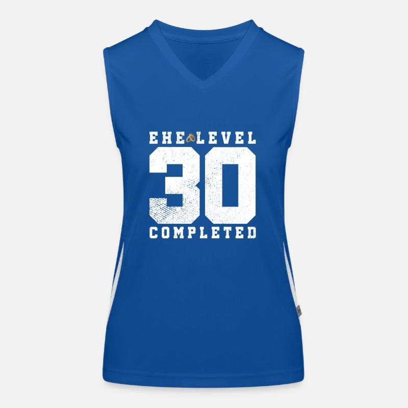 Ehe Level 30 Completed Funktionelles Kontrast-Tank Top für Frauen