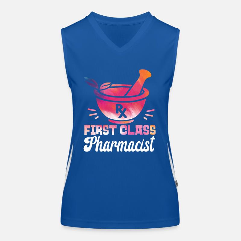 Pharmacy Tech Technician Funktionelles Kontrast-Tank Top für Frauen
