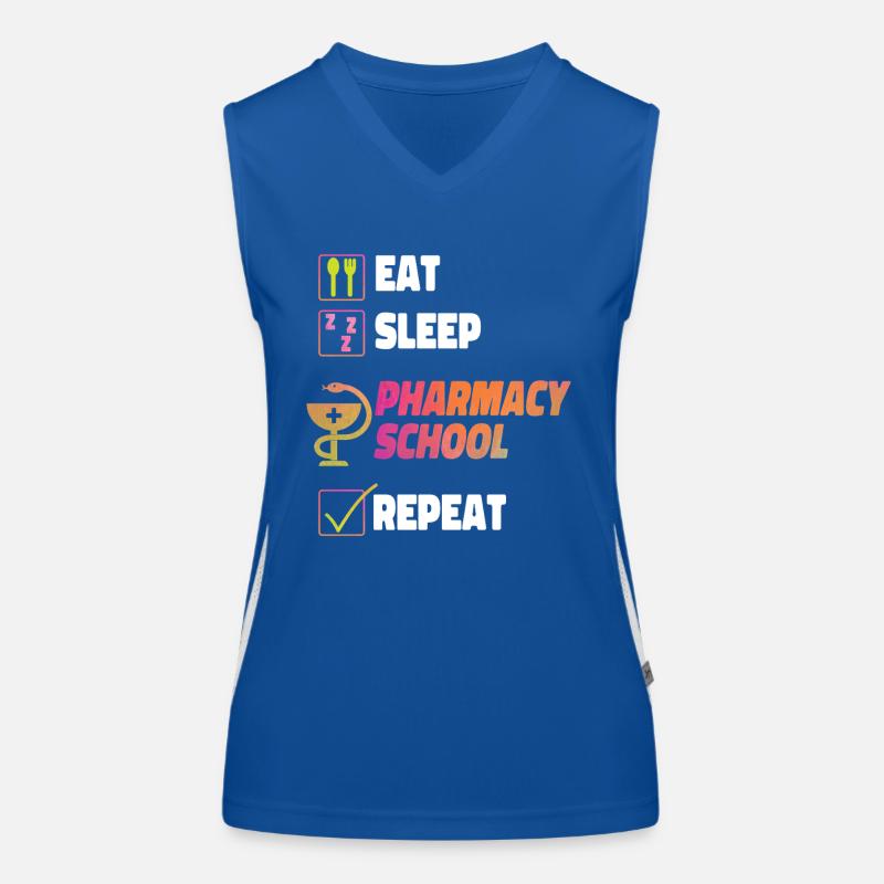 Pharmacy Tech Technician Funktionelles Kontrast-Tank Top für Frauen