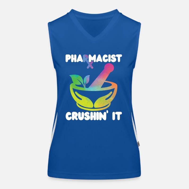 Pharmacy Tech Technician Funktionelles Kontrast-Tank Top für Frauen